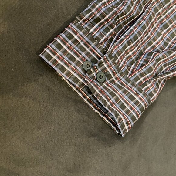 Bugle Boy Jean Company Button Up Shirt Long Sleeve Plaid Pocket 3XL BB-77-01 - Picture 8 of 13